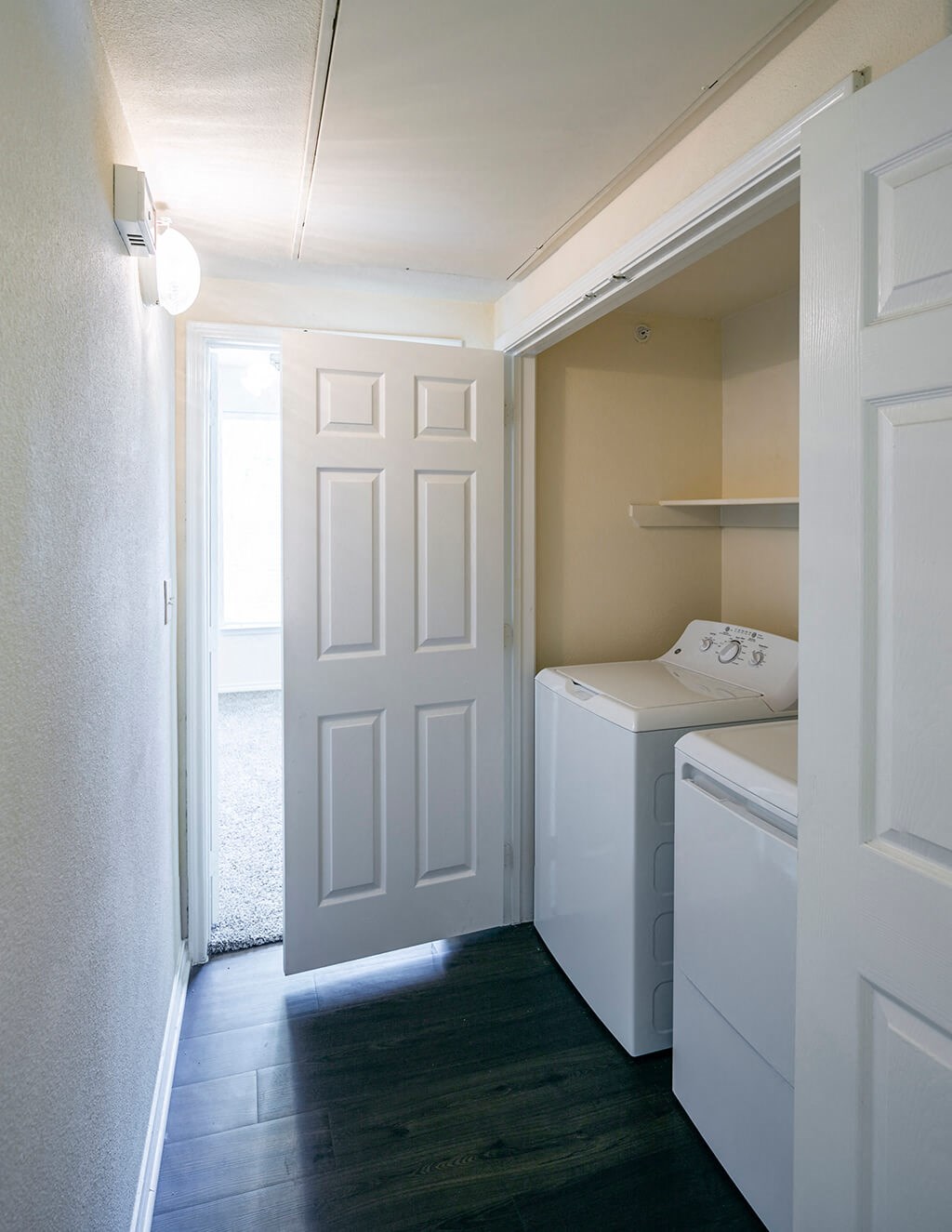 Model Washer and Dryer at The Dominion Apartments in Conroe TX