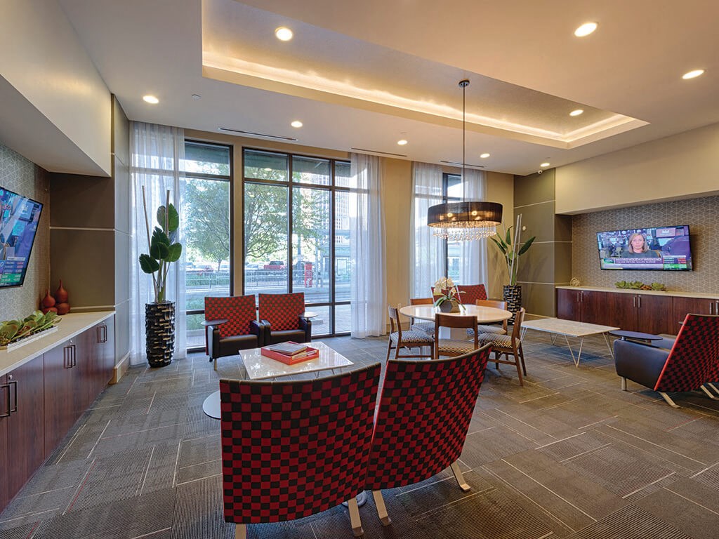 Clubhouse at Block 334 Apartments