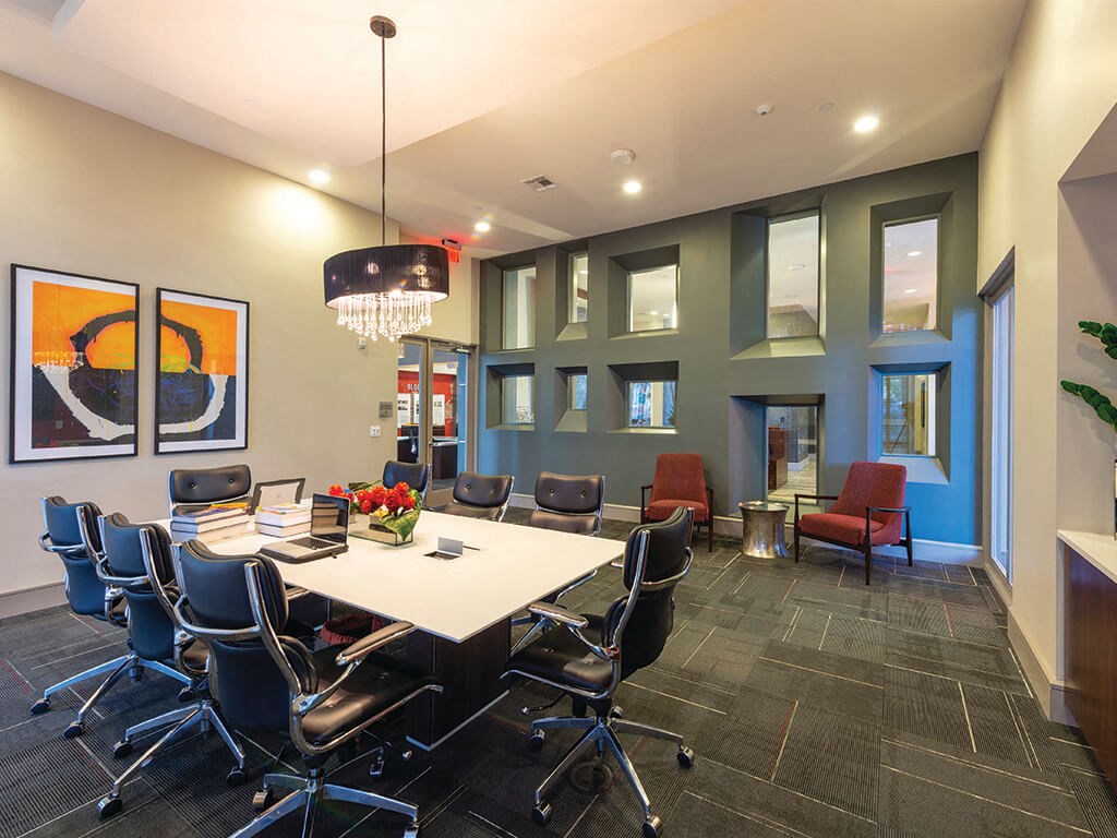Boardroom at Block 334 Apartments