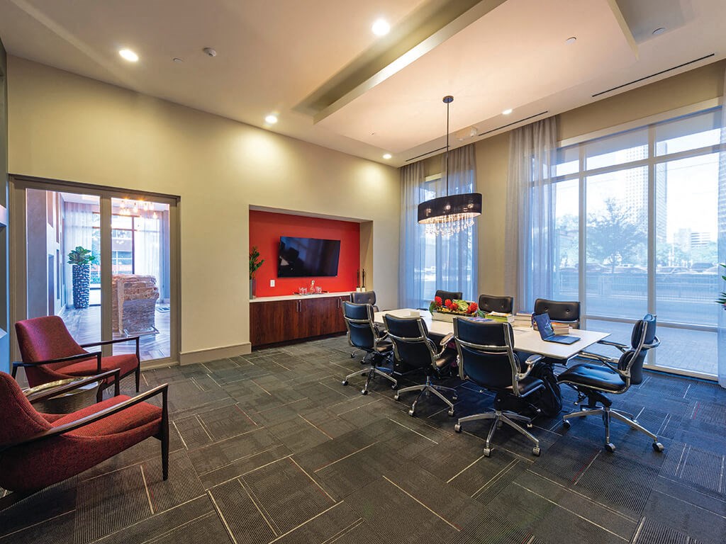 Meeting boardroom at Block 334 Apartments