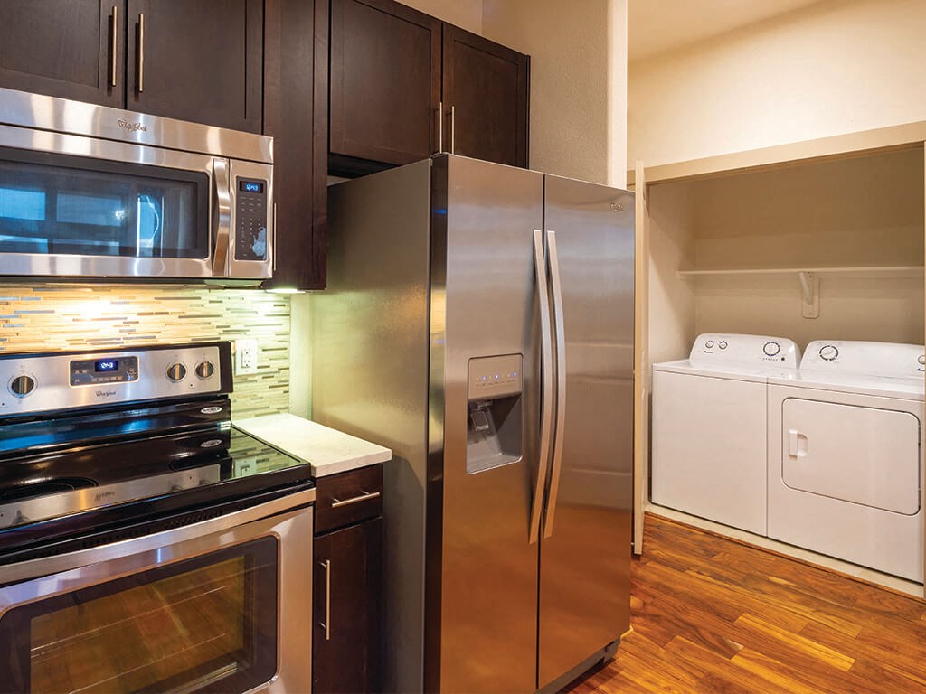 Laundry at Block 334 Apartments