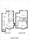 2 Bedroom Town home 1192 Square Feet