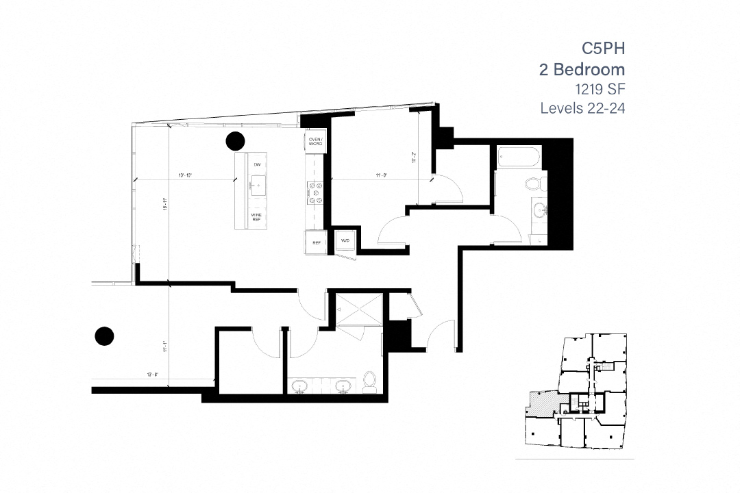 C5ph 2 Bedroom Penthouse - 1717 Webster