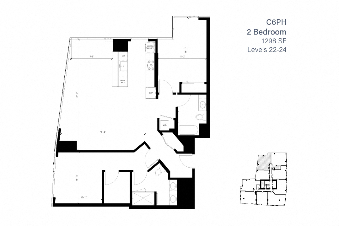 C6ph 2 Bedroom Penthouse - 1717 Webster