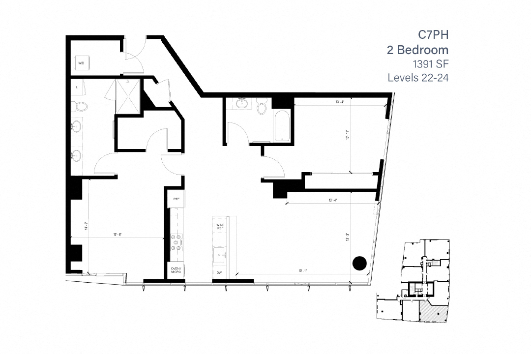 C7ph 2 Bedroom Penthouse - 1717 Webster