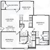 2 Bedroom 2 Bath 1033 sqft. 2 Bed 2 Bath