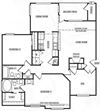 3 Bedroom 2 Bath 1300 sqft. 3 Bed 2 Bath