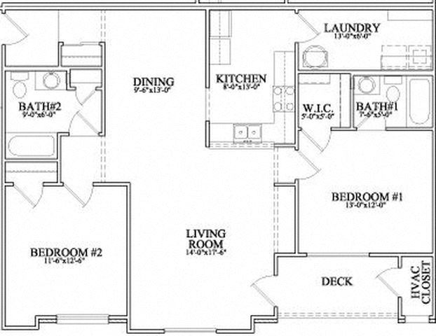 2 Bedroom 2 Bath