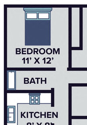 three bedroom apartment floor plan