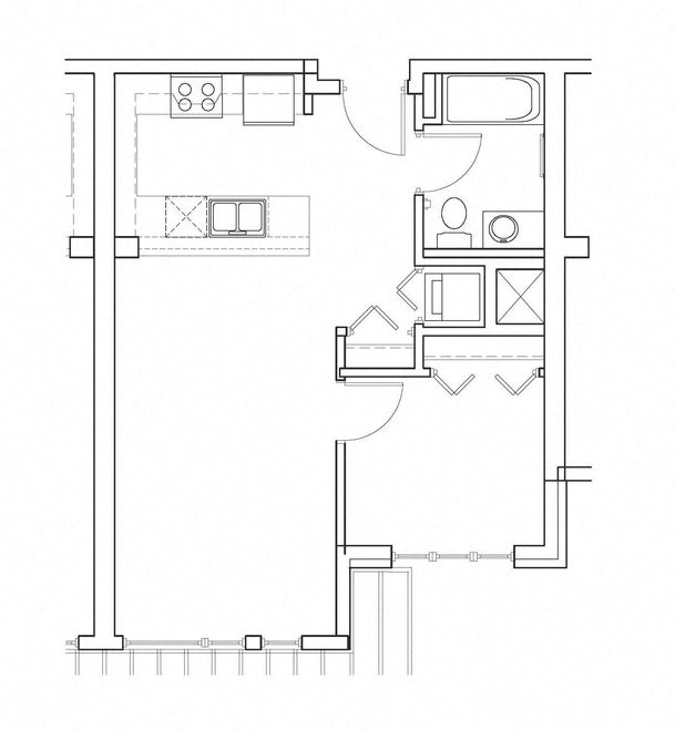 1 bed 1 bath A at Eastlake 2851 Apartments, Seattle