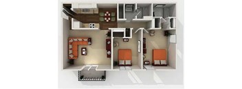 Two Bedroom- 1.5 Bath