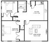 Two Bedroom One Bath