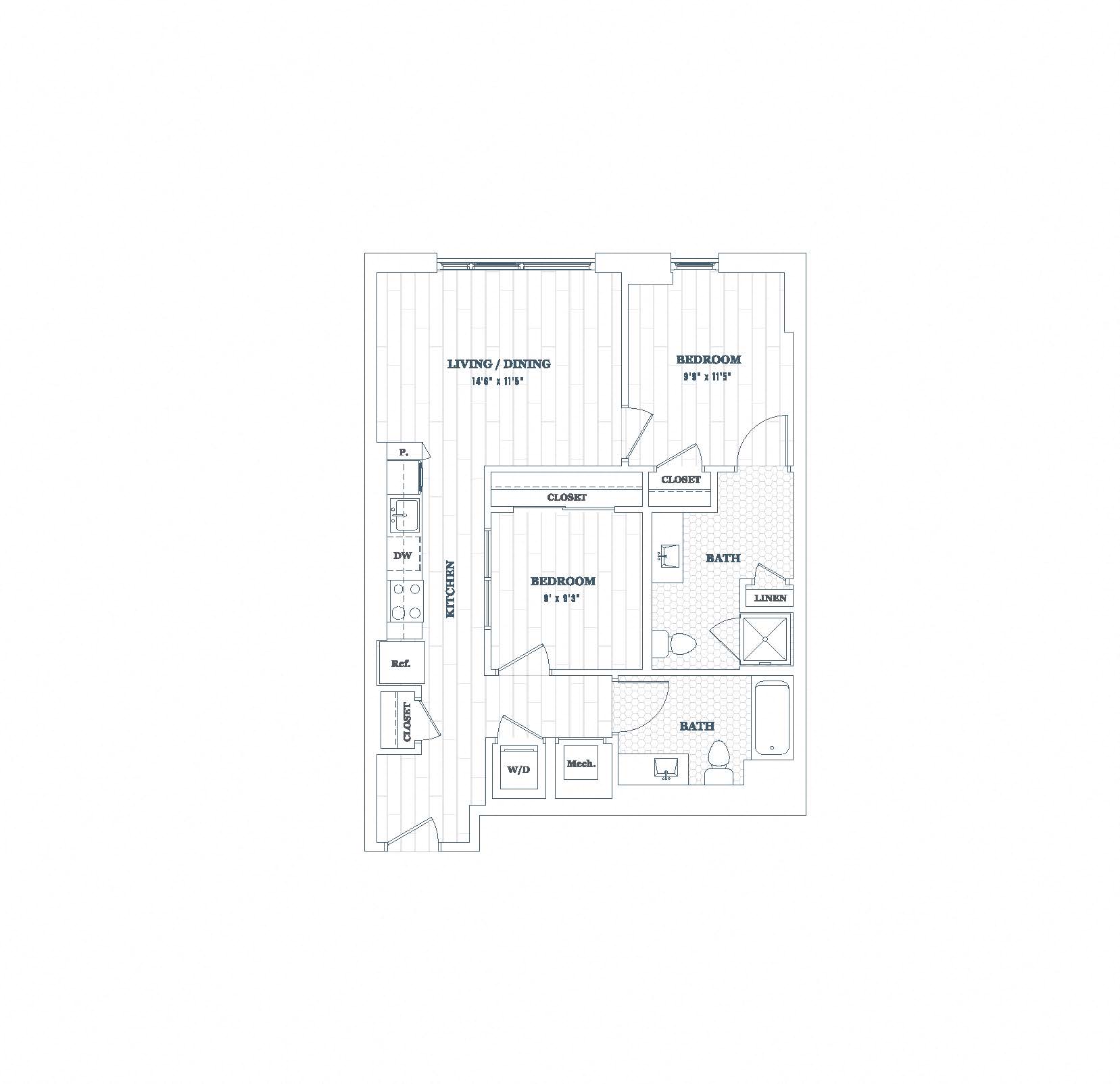 2 Bedroom - 2 Bath | b06