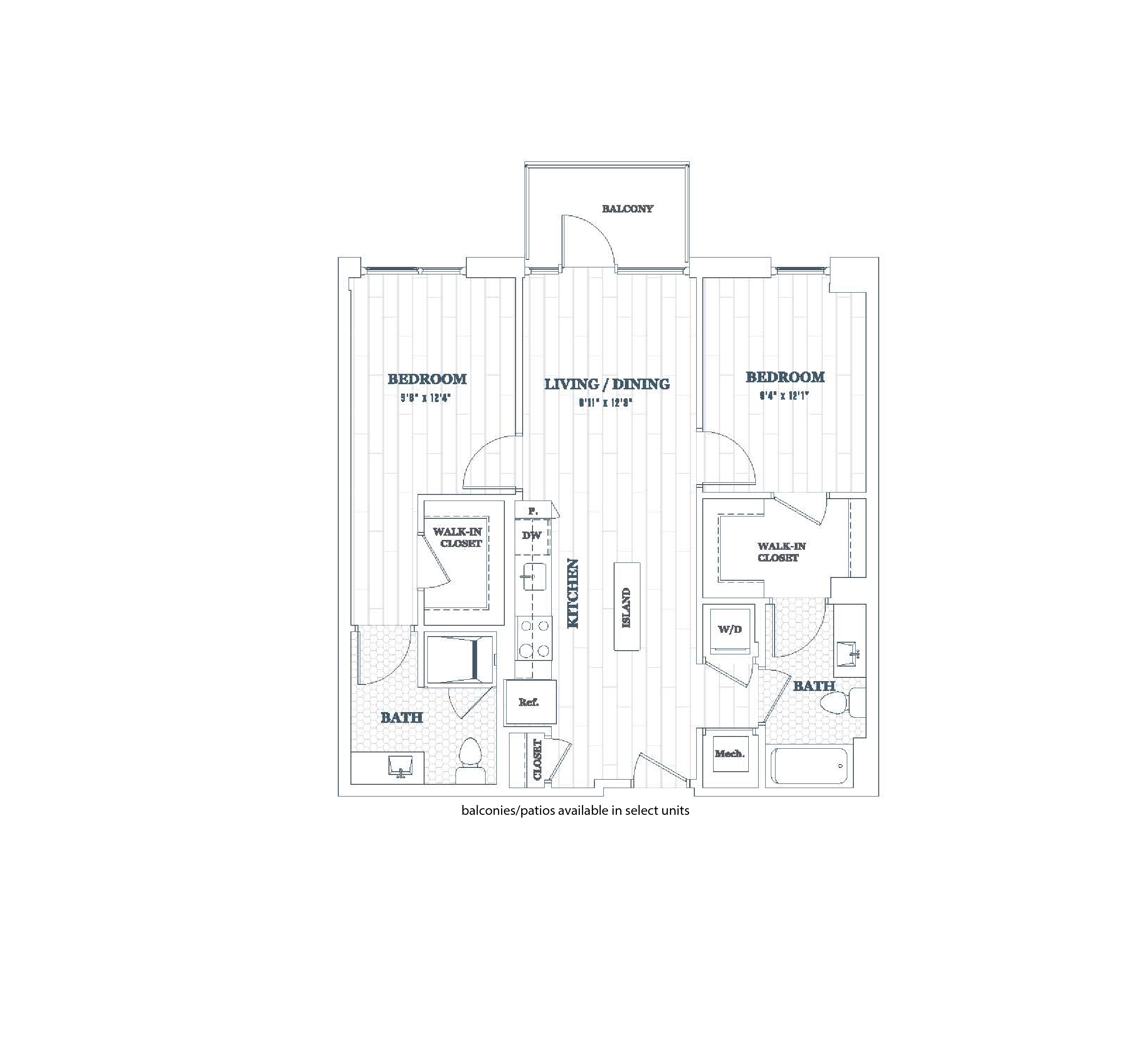 2 Bedroom - 2 Bath | b10