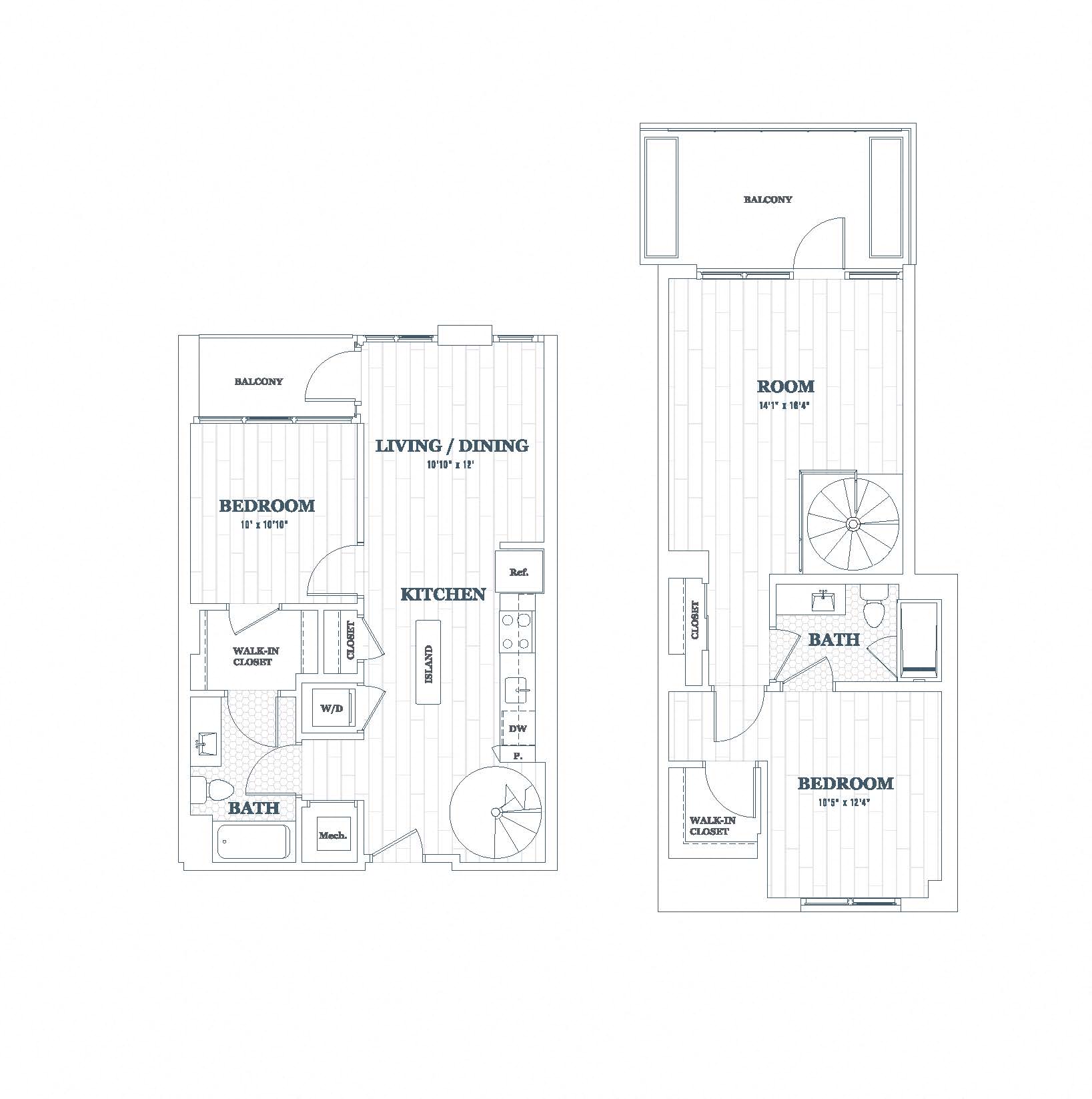 2 Bedroom - 2 Bath | b16