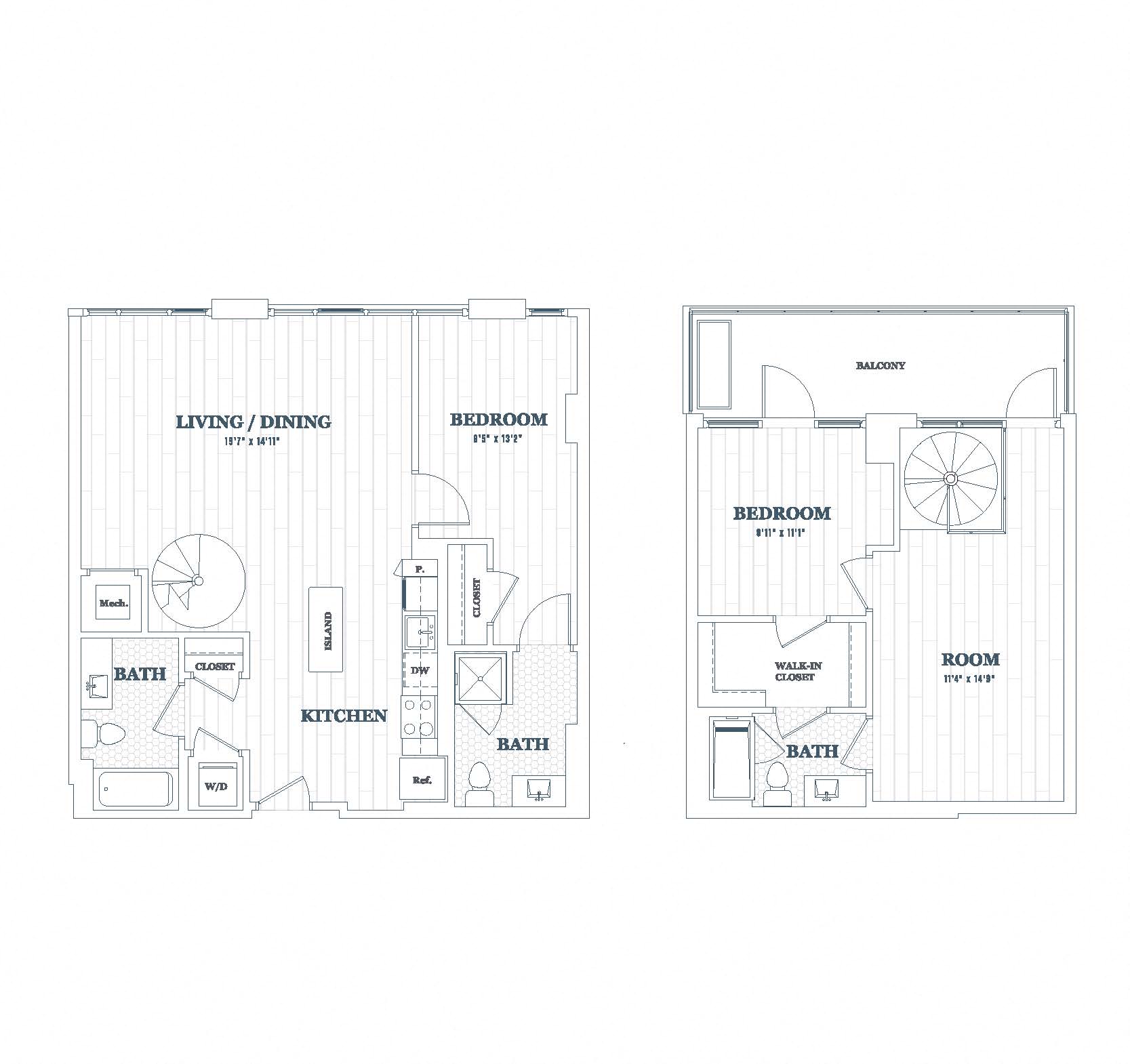 2 Bedroom - 2 Bath | b18