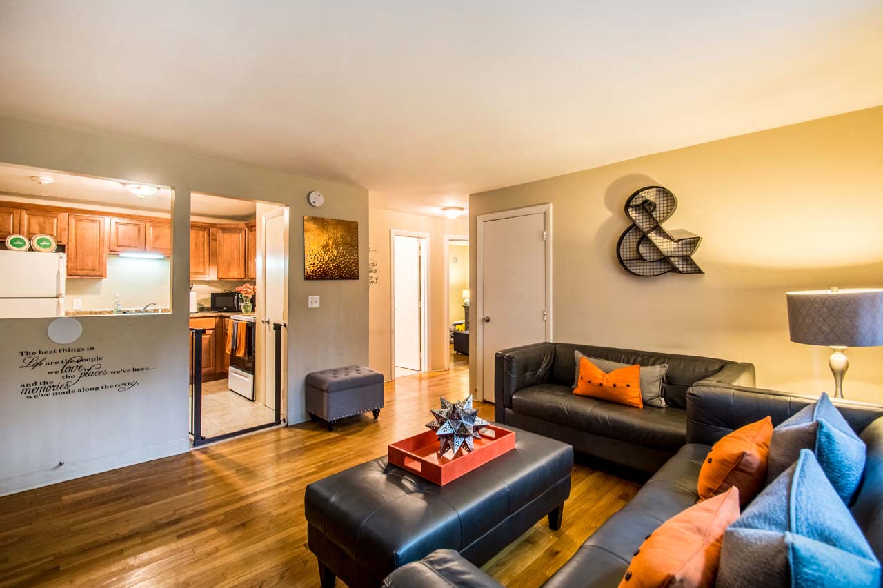 Garden Village dining room, kitchen, hall