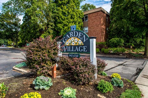 Garden Village Entrance Sign
