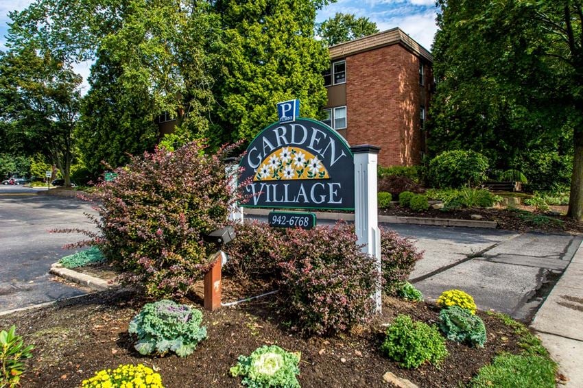 Garden Village Entrance Sign - Photo Gallery 1
