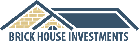 The image is a logo for Brick House Investments.
