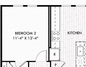 The Hayes The Hayes. 2 bedroom apartment. Kitchen with island open to living/dinning room. 2 full bathrooms, double vanity in master. Walk-in closets. Large wrap around Patio/balcony.