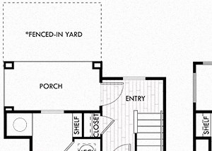 Martin + Yard. 2 bedroom townhome. Kitchen with island open to living/dinning room. 2 full bathrooms + powder room, double vanity in master. Walk-in closets. patio open to yard. Attached garage.