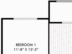 The Renfro The Renfro. 2 bedroom apartment. Kitchen with island open to living/dinning room. 2 full bathrooms, double vanity in master. Walk-in closets. Patio/balcony.