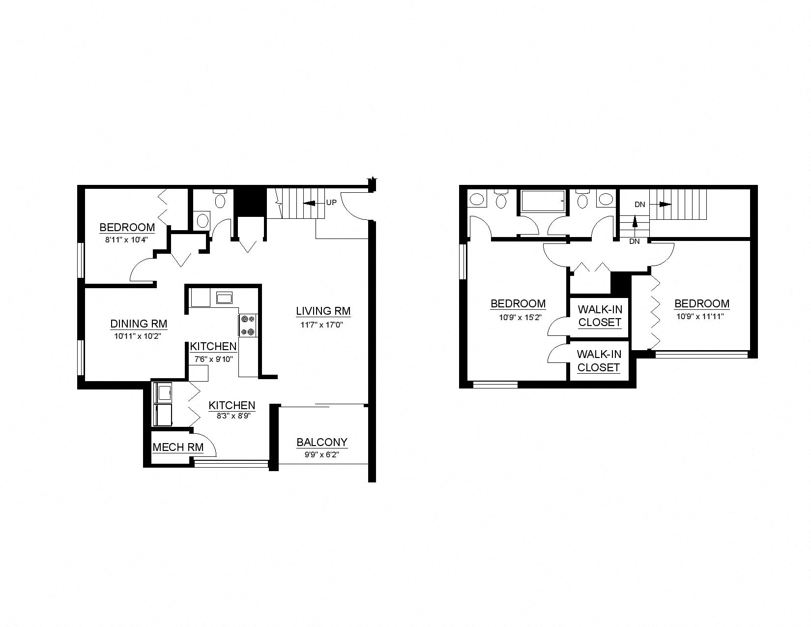 C2 3 Bed 1 Full Bath 2 Half Bath Loft