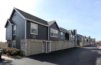 Garages Available at The Villas at Bailey Ranch Apartments, Oklahoma, 74055