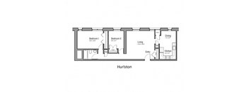 2 Bedrooms, 1 Bathroom