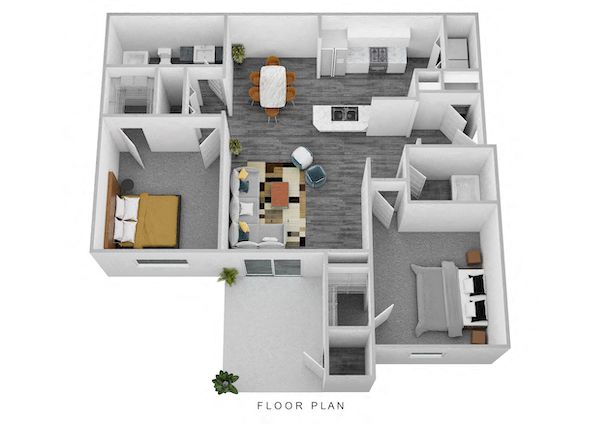 The Terrace Park Update Floor Plan at Ivy Hills Living Spaces, Ohio, 45244