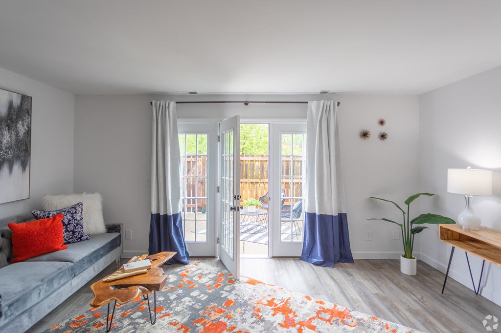 Wood Floor Living Room at Townhomes at Galbraith Pointe, Cincinnati, 45231