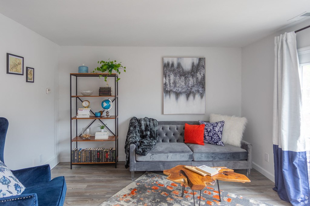 Bright Living Room at Townhomes at Galbraith Pointe, Cincinnati
