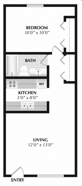 One Bedroom One Bath