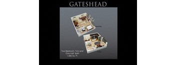 Gateshead Floor Plan at Fenwyck Manor Apartments, Virginia, 23320