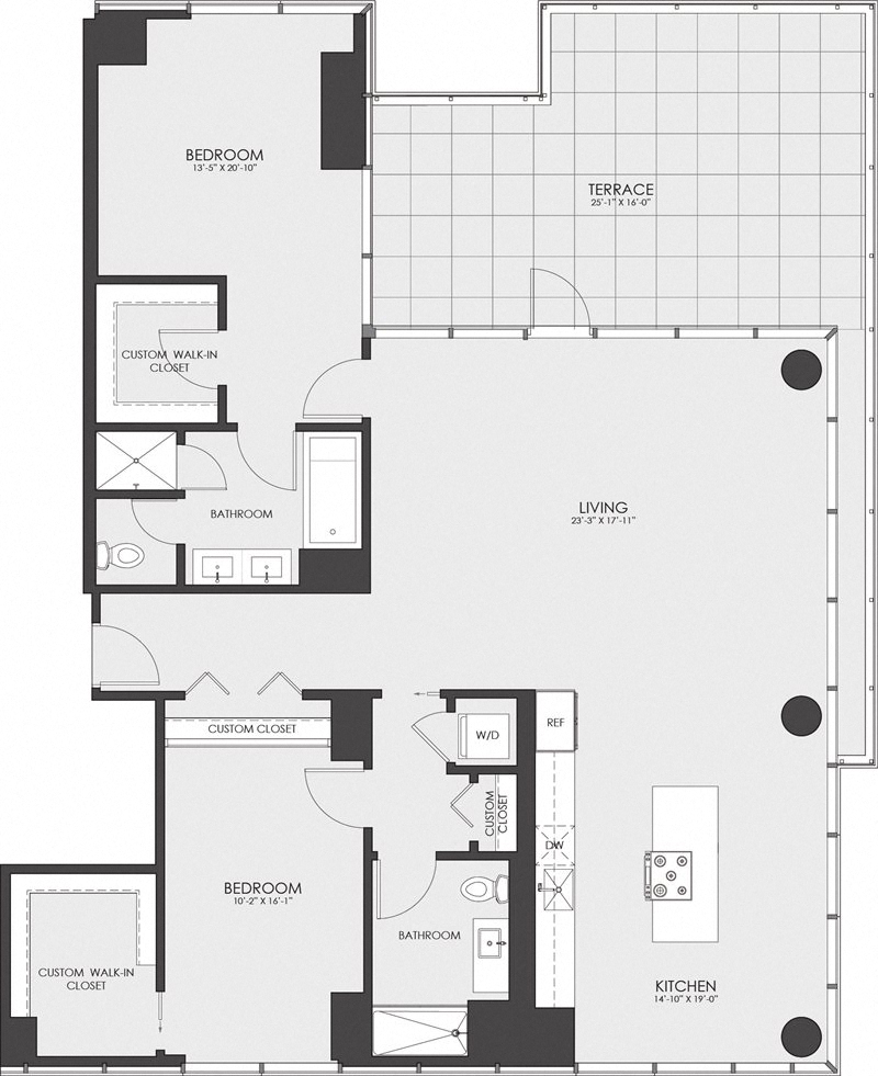 221 W Hubbard Street Studio-3 Beds Apartment for Rent - Photo Gallery 58