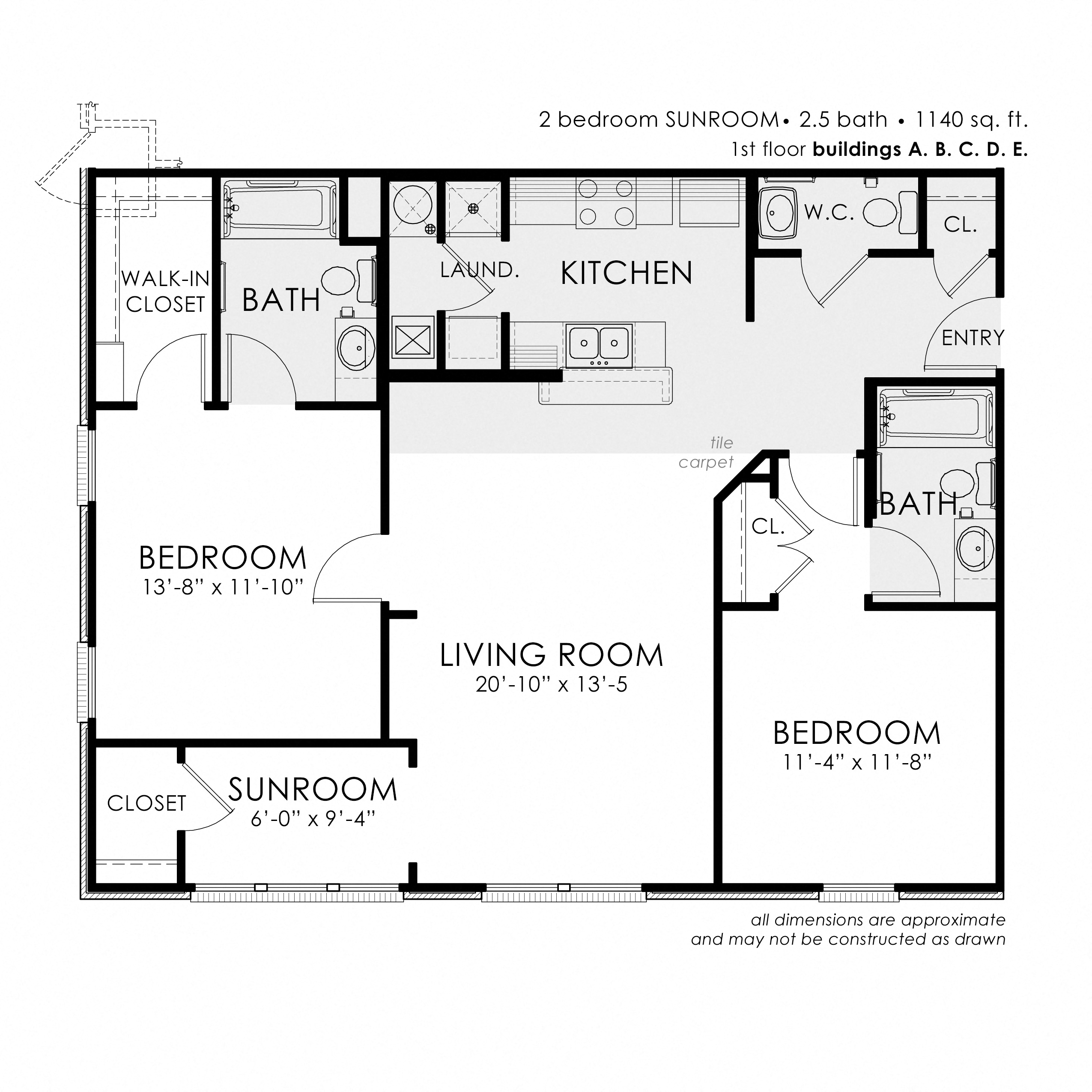 2 Bedroom Sunroom
