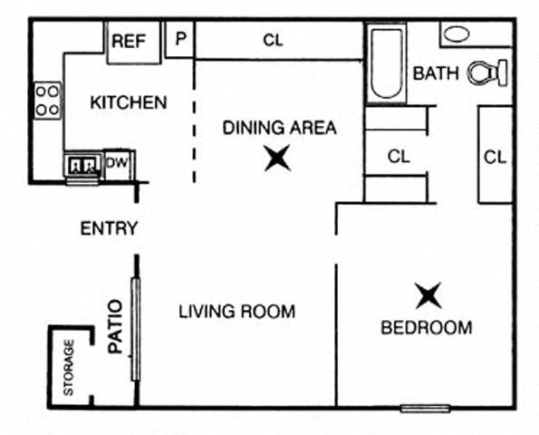 Floor Plans of Chase Crossing Apartments in Dallas, TX These units are mixed in with our student housing units and can be found in each building and floor across the property.