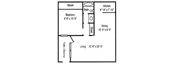1 Bedroom A2