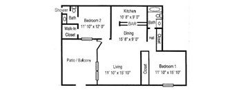 2 Bedroom B1