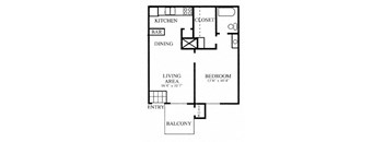 1 Bedroom 1/1A