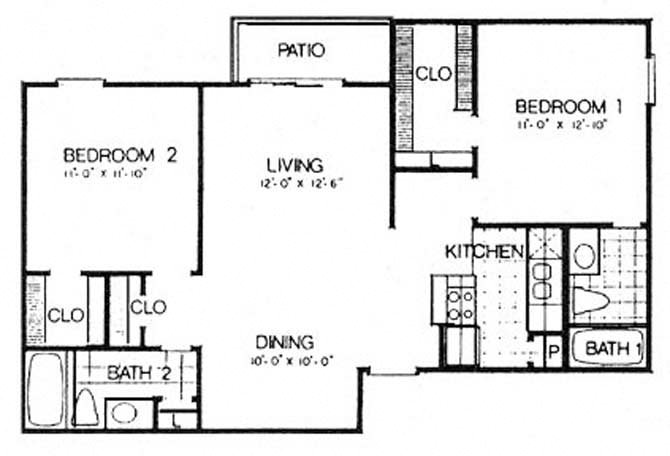 Floor Plans of Wildflower Apartments in Dallas, TX