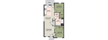 2-Bed 1-Bath Garden