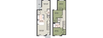 3-Bed, 1-1/2 Bath, Townhome