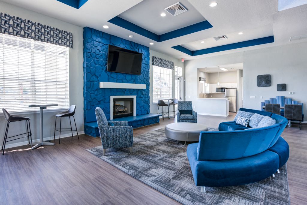 Clubhouse Resident Lounge at Village at Lake  Highland, Lakeland, FL, 33813