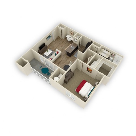 1 bedroom 1 bathroom floor plan