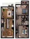 2 Bed 1 Bath B4