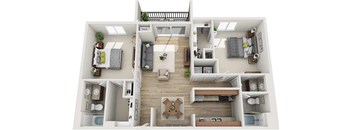 Buckhead Floor Plan at Atler at Brookhaven, Atlanta, 30319