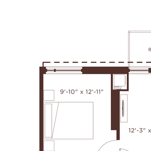 b2b Floorplan b2b Floorplan at North+Vine, Illinois, 60610