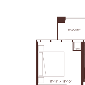 16 floorplan 16 floorplan at North+Vine, Chicago, Illinois